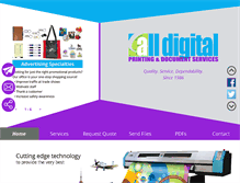 Tablet Screenshot of alldigitalprint.com